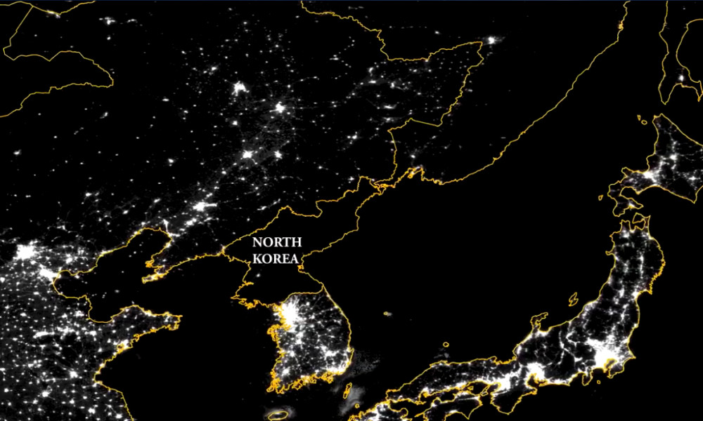 Genom satellitbilder kan man se att Nordkoreas jordbruk växer.
