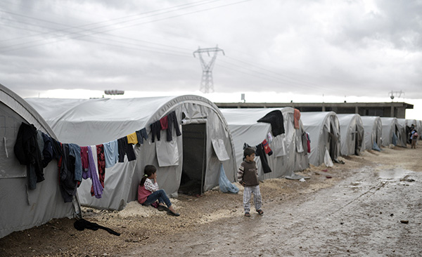 Syriskt flyktingläger