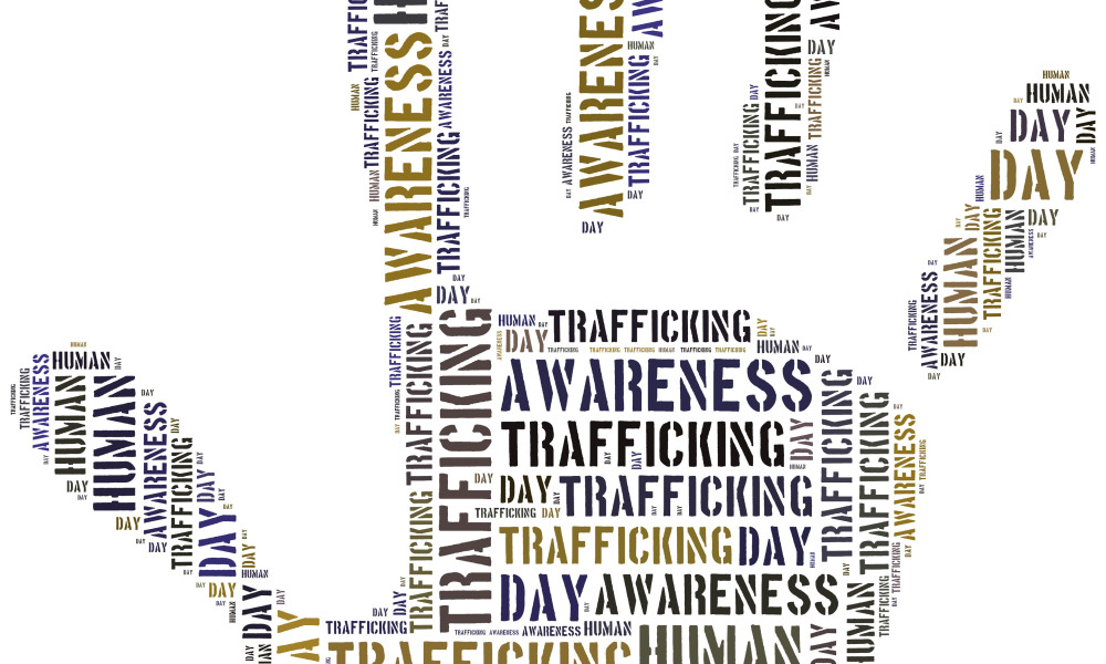 Bred definition av människohandel